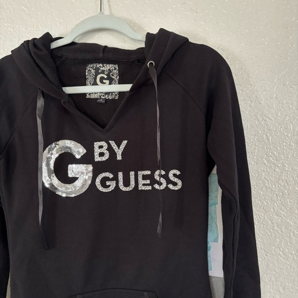 G BY GUESS Black Logo Hoodie - Picture 2 of 7